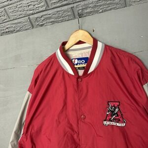 VTG ALABAMA NYLON BOMBER JACKET 1992 NATIONAL CHAMPIONSHIP LINED - XL - WEST ARK